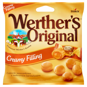 Werther's Original Cukierki śmietankowe z nadzieniem karmelowym 80 g