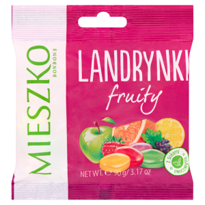 Mieszko Landrynki o smakach owocowych 90 g