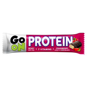 Sante Go On Protein Baton z żurawiną i jagodami goji w czekoladzie deserowej 50 g