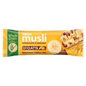 Nestlé Musli Batonik zbożowy z mleczną czekoladą i bananami 35 g