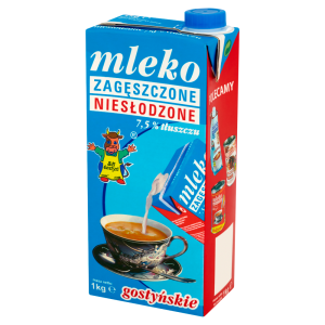  SM Gostyń Mleko gostyńskie zagęszczone niesłodzone 7,5% 1 kg