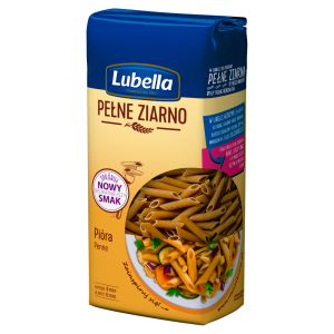 Lubella Pełne Ziarno Makaron pióra penne 400 g