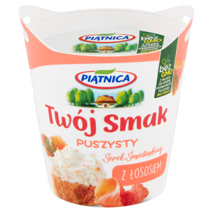   Piątnica Twój Smak serek śmietankowy puszysty z łososiem 150 g