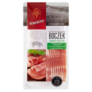   Sokołów Boczek surowy wędzony 100 g