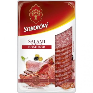   Sokołów Salami w obsypce pomidor 100 g