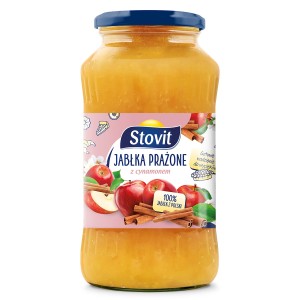 Stovit Fruta Jabłka prażone z cynamonem 720 g