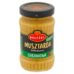 Roleski Musztarda delikatesowa chrzanowa 175 g