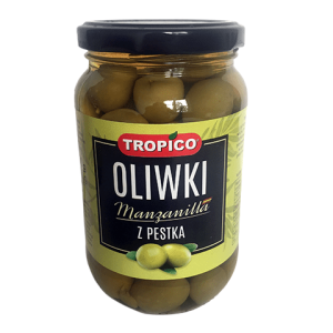 TROPICO Oliwki Manzanilla z pestką 350g
