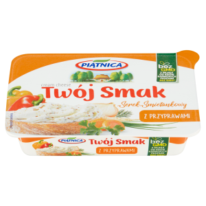   Piątnica Twój Smak serek śmietankowy z przyprawami 135 g