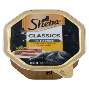 Sheba Classics Karma dla dorosłych kotów koktajl drobiowy 85 g