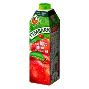 Tymbark Sok 100% jabłko 1 l Karton