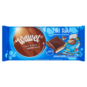 Wawel Tiki Taki kokosowo-orzechowe Czekolada nadziewana 100 g