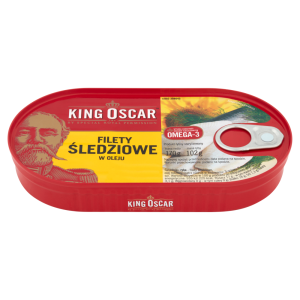 King Oscar Filety śledziowe w oleju 160 g