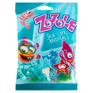 Zozole Sea Life Animals Żelki o smakach owocowych 75 g