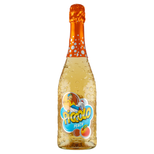 Piccolo Napój bezalkoholowy gazowany o smaku brzoskwiniowym 750 ml